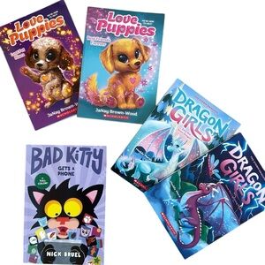 📚NWT KIDS CHILDREN CHAPTER BOOKS BUNDLE OF 5 CHILDRENS FAVORITES AR PROGRAM READ